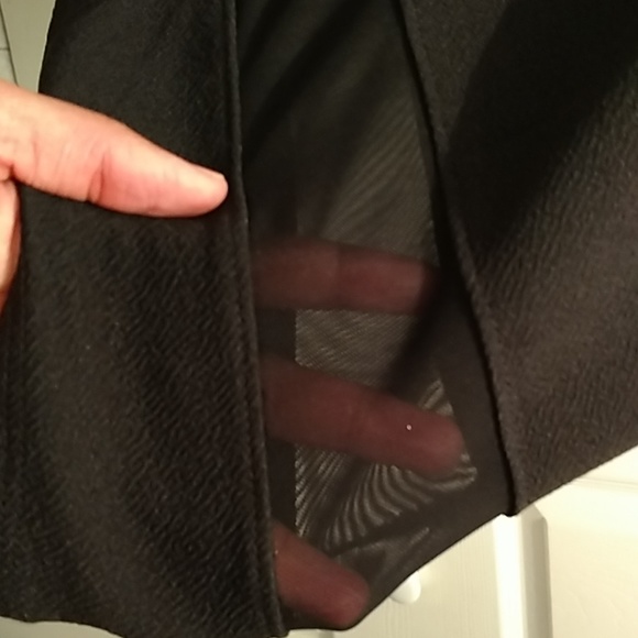 Black Mesh Dress NWT 1X - Picture 2 of 3